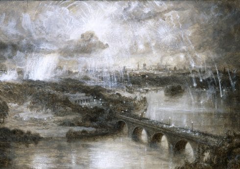 Firework Display in Hyde Park (1919), Charles Wyllie © Museum of London